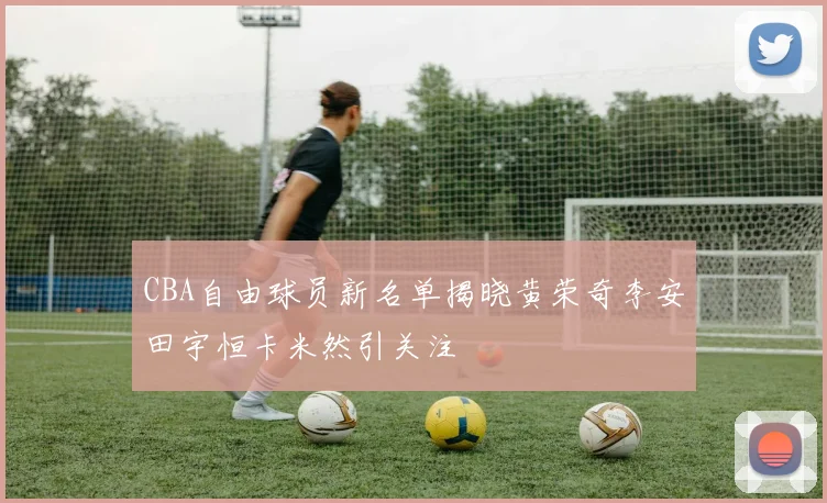 CBA自由球员新名单揭晓黄荣奇李安田宇恒卡米然引关注